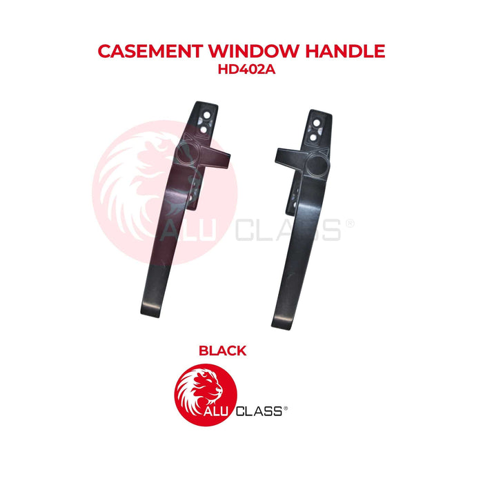 (Bundle of 4) Casement Window Handle ALUCLASS (AA-HD402A (L/R)-BLACK/SILVER/WHITE) - ALUCLASS MY