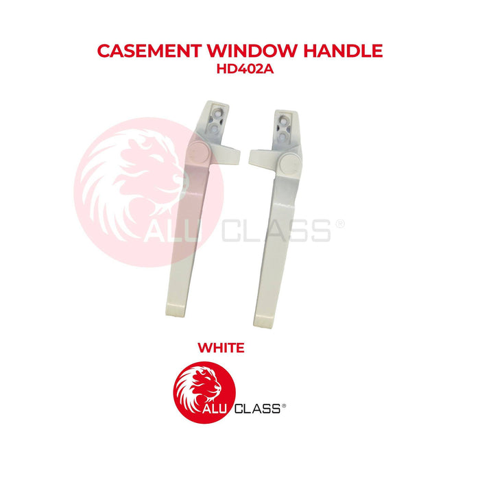 (Bundle of 4) Casement Window Handle ALUCLASS (AA-HD402A (L/R)-BLACK/SILVER/WHITE) - ALUCLASS MY