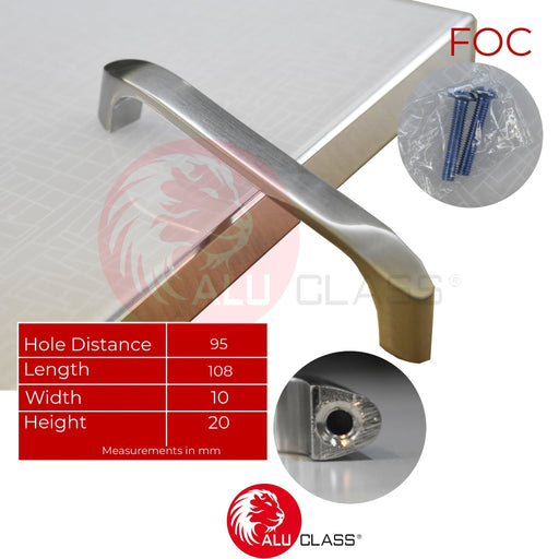 (Bundle of 4) ALUCLASS Cabinet Door/ Drawer Handle - ALUCLASS MY