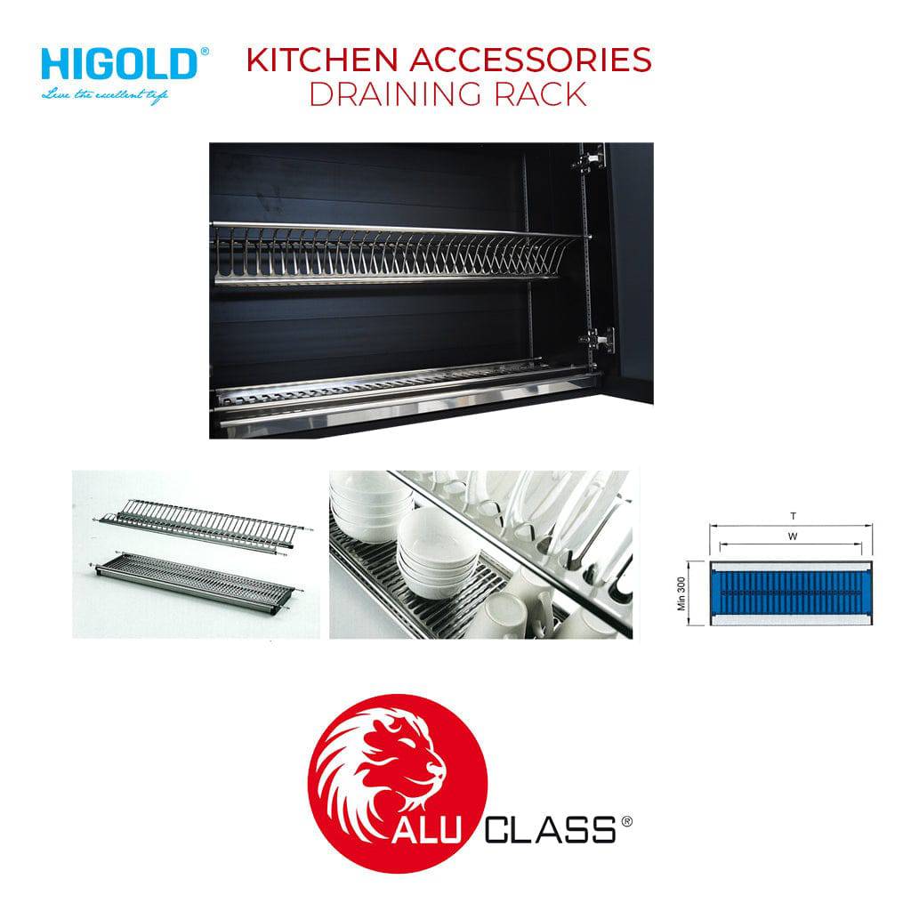 Higold Rack ⚡READY STOCK⚡ HIGOLD Kitchen Stainless Steel Draining Racks Set ALUCLA ...