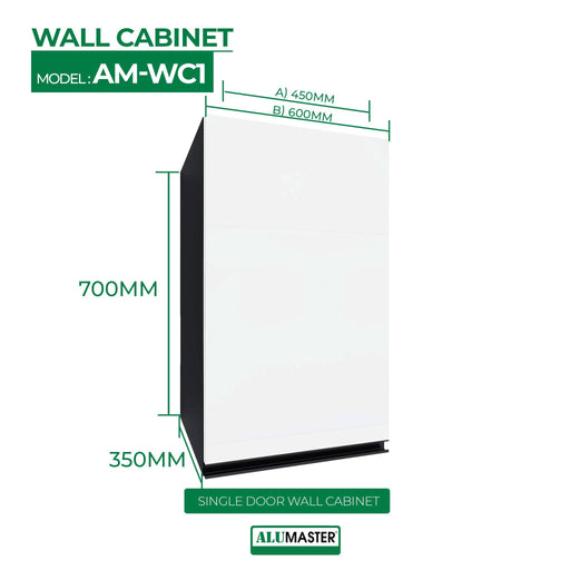 Alumaster Aluminium Kitchen Wall-Mount Casement Cabinet Module ALUCLASS ONLINE WC1 - ALUCLASS MY