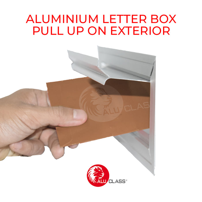 ⚡READY STOCK⚡ Aluminium Letter Box/ Peti Surat Aluminium (Head & Tail Panel Set) ALUCLASS AA-L.BOX(WO LOCK)NA-250X250X95 - ALUCLASS MY